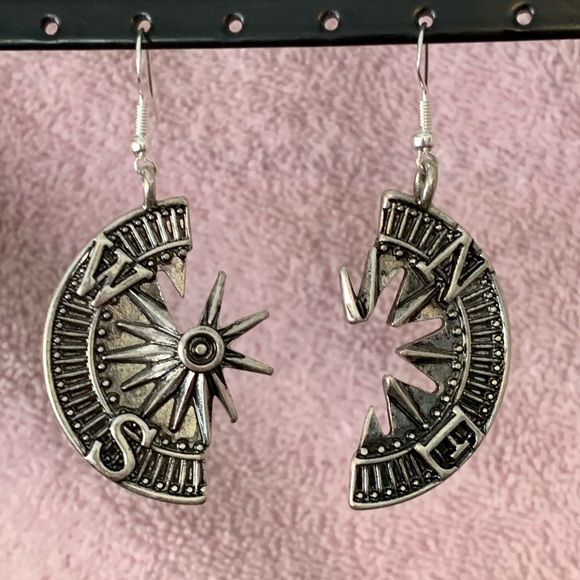 Compass Earrings - Picture 2 of 5